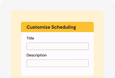 Customize_Scheduling