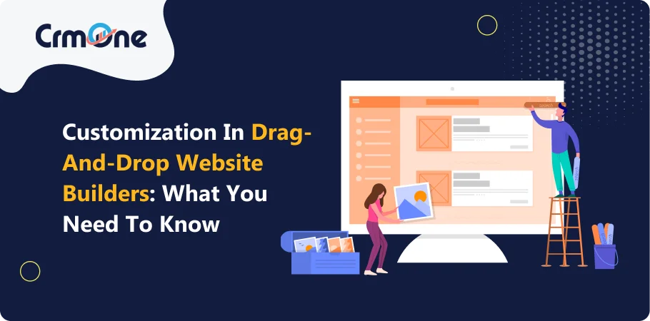 customization in drag and drop website builders