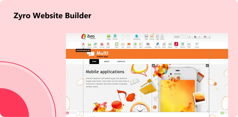 zyrowebsite_builder