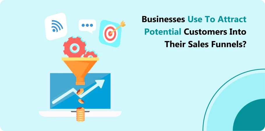 businesses use to attract potential customers into their sales funnels