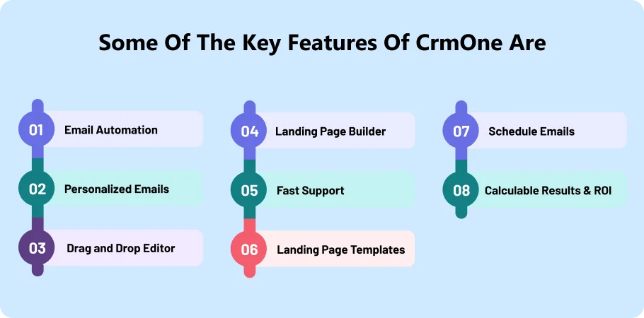 features of CrmOne