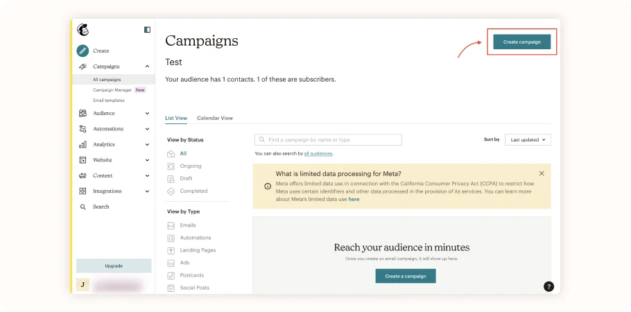 pipedrive vs MailChimp CRM