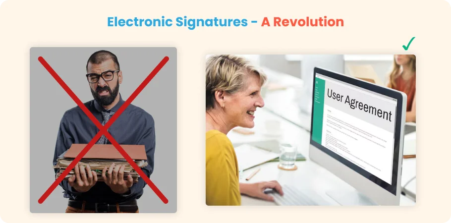 Electronic Signatures - A Revolution