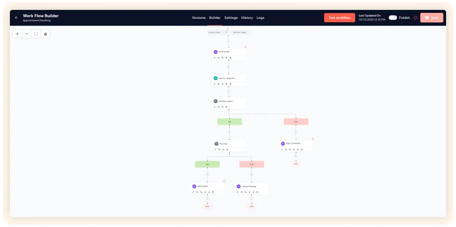 work flow builder