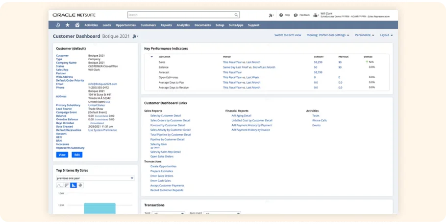 NetSuite CRM