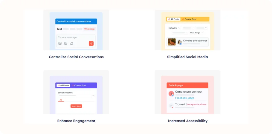 social media management dashboard for integrating and automating