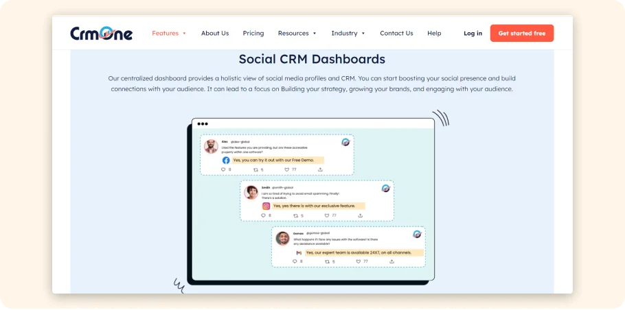 Free Social CRM Dashboard Templates