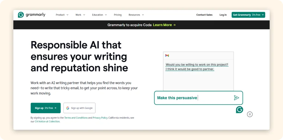 Grammarly is a popular digital writing tool