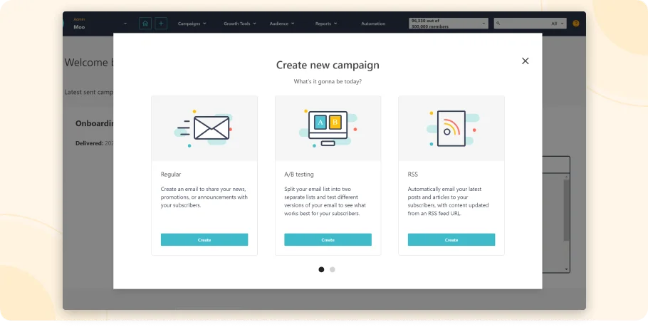 Moosend is a new player in bulk email marketing