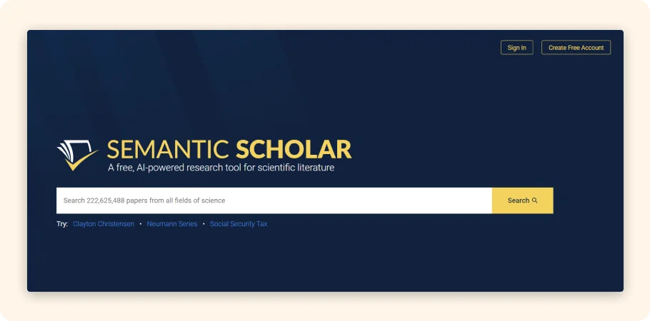 Semantic Scholar