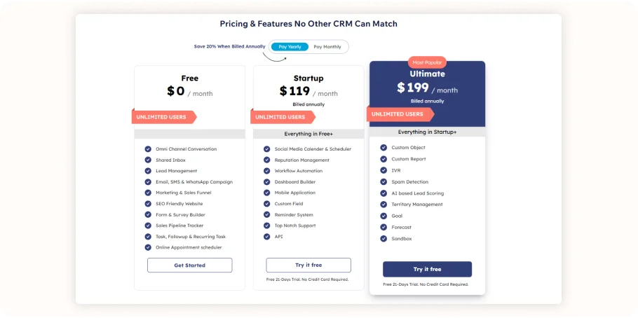 crmone new pricing