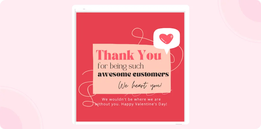 Personalized Thank You Template