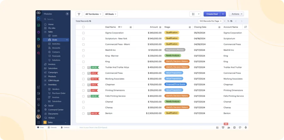 Zoho CRM